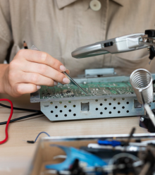 Blue Pinafore Denim Dress