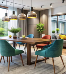 Blue Pinafore Denim Dress